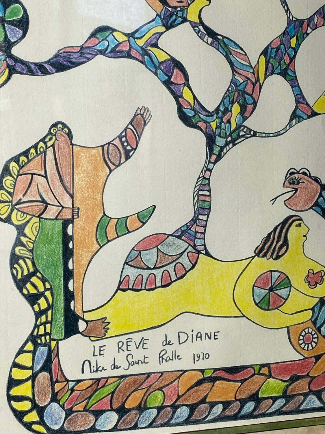 Lithograph, Diana's Dream, Niki de Saint Phalle