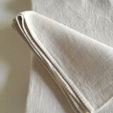 Tablecloth in heavy linen canvas 19e 140cm