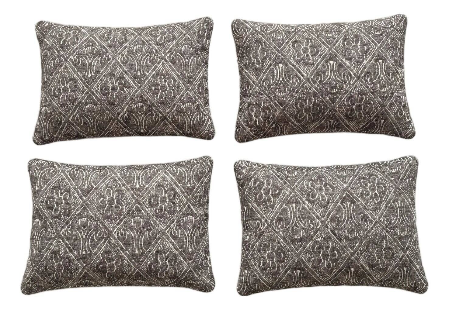 Set of 4 vintage kilim cushion covers 41x61 cm