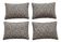Lot de 4 housses de coussin kilim vintage 41x61 cm