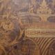 Superb Napoleon III table. Marquetry top and gilded bronzes.