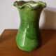 Glazed terracotta vase