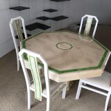 Table à manger en bois laqué