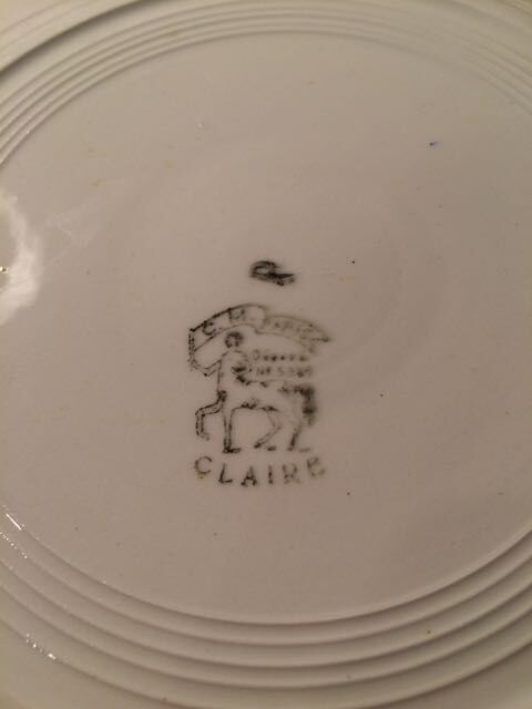 Large suite of 15 CM Paris dessert plates
