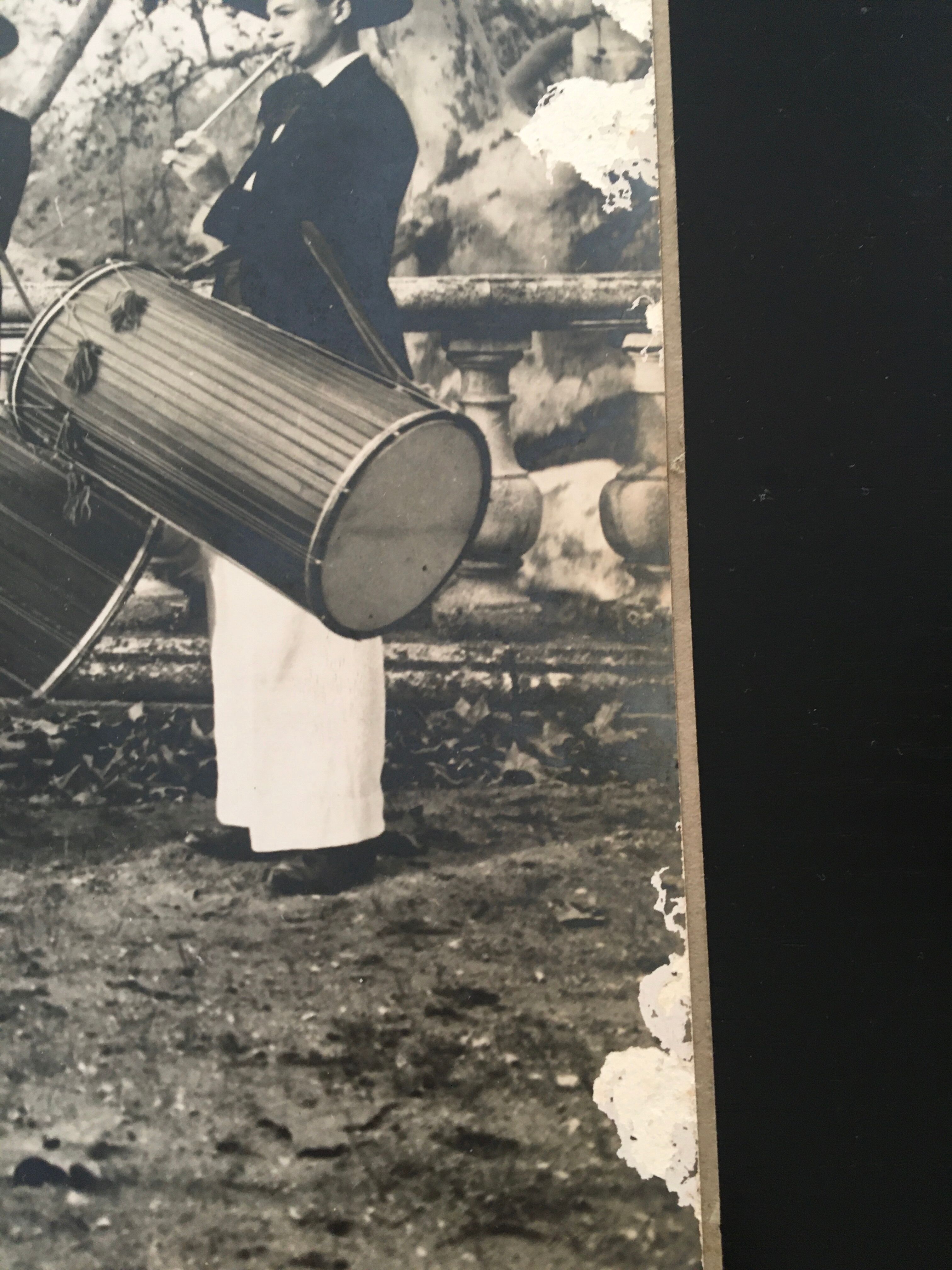 Old photo "Provencal drums"