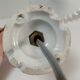 Opaline porcelain brass wall lamp early twentieth century