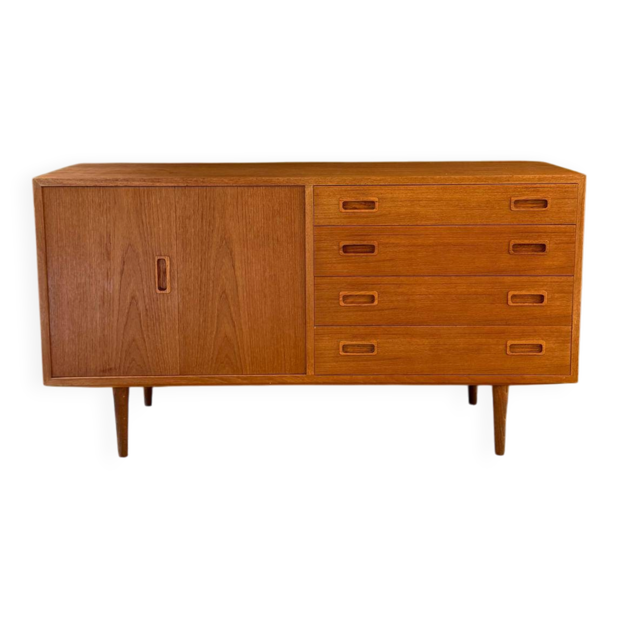 Enfilade scandinave en teck, Danemark 1970