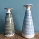 Stoneware soliflore vases