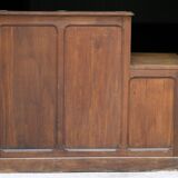 Trade furniture: magnificent oak counter from the late 19th / early 20th century