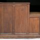 Trade furniture: magnificent oak counter from the late 19th / early 20th century