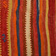 158x390Cm Peach & Red Handmade Kilim Rug