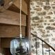 Modern globe pendant light 1970