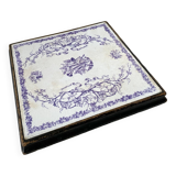 Old 19th century earthenware trivet