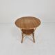 Italian Wicker and Rattan Coffee Table, 1970s