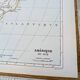South America, vintage map, 1887, Authentic