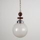 Pendant lamp, Murano glass, Italian design, 1970s, production: Italy