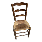 Chaise en paille