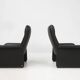 Exceptional De Sede DS50 lounge chair in black leather, Switzerland ca. 1980