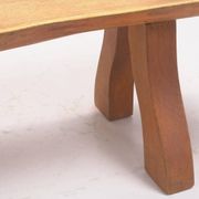 Organic Coffee Table / Bench in Solid Elm by C.A. Beijbom, The Modern Scandinavian