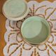 Green ceramic box vintage