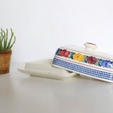 Ceramic butter dish, vintage