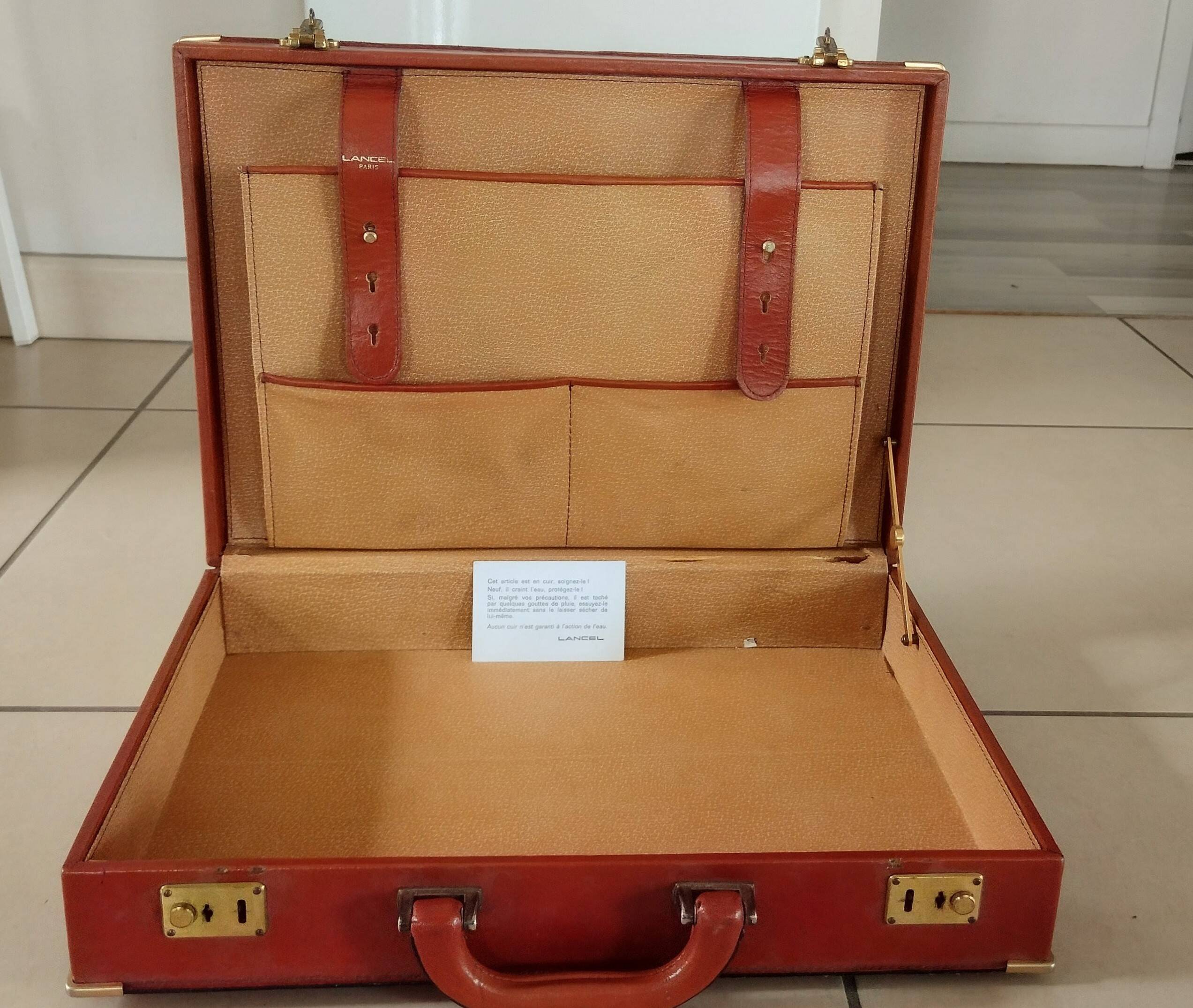 Mallette attaché case Lancel