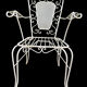 4 fauteuils Provençaux en fer forgé 60’s