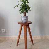 Vintage tripod stool 70s