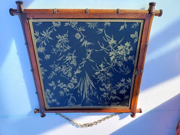 Miroir Triptyque 1876 : L.B