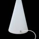Tipi table lamp h=14.96 (38cm) frosted glass mid century 1980s Germany