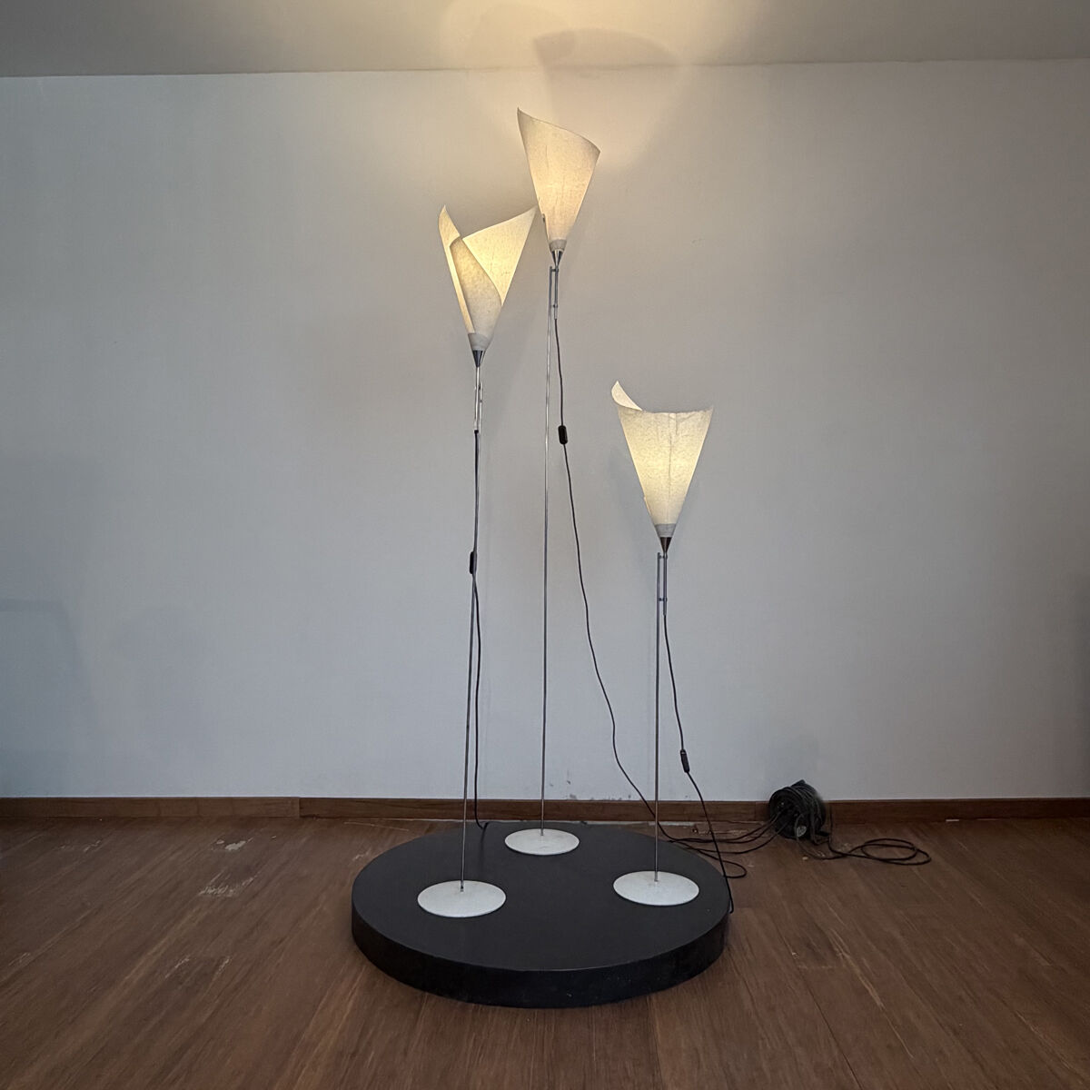 Calla floor lamps by Marcello Cuneo for Valenti Luce