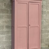 Old pink Parisian wardrobe
