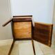 19th century walnut pegged currency exchange office