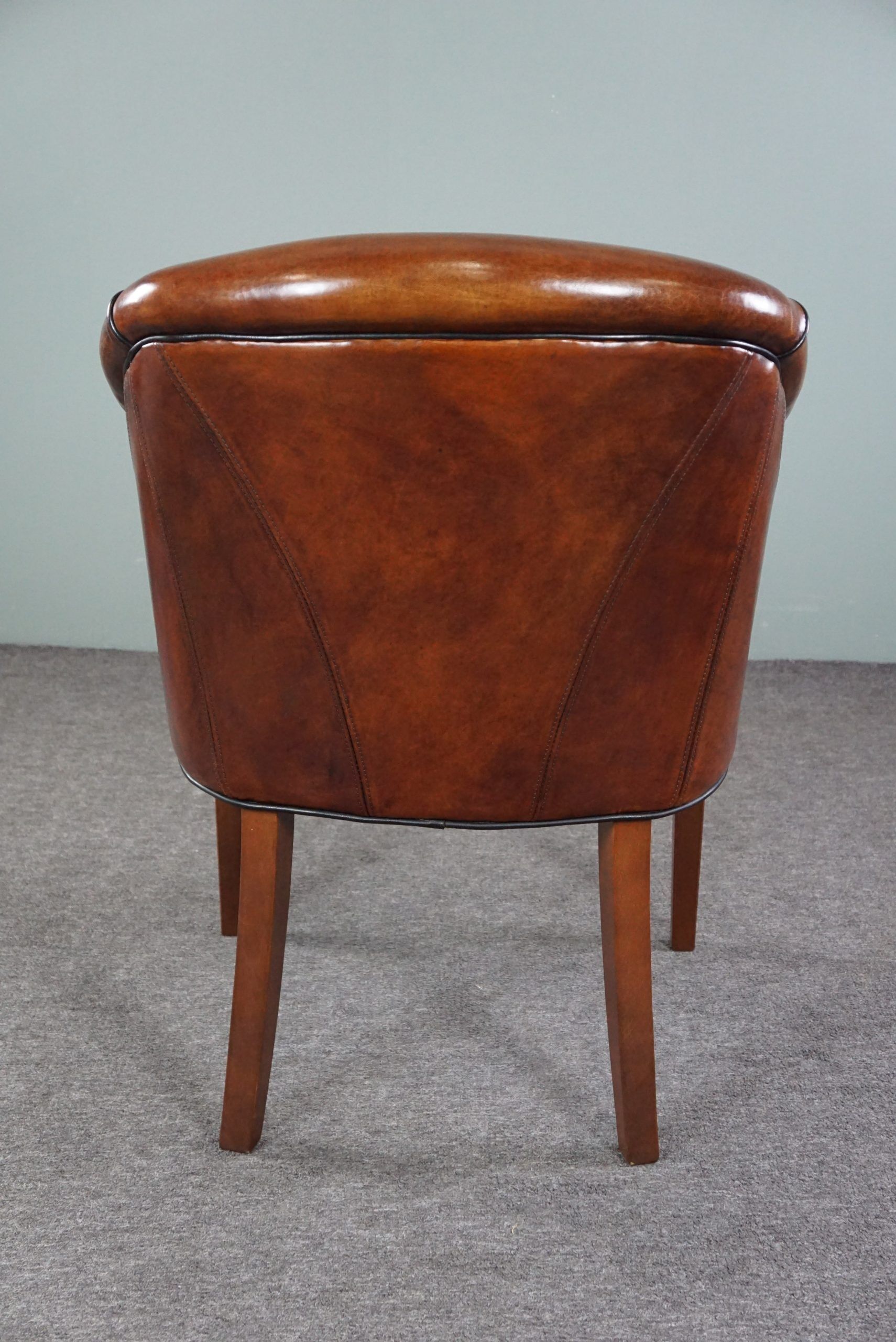 Sheepskin convertible armchair side chair