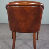Sheepskin convertible armchair side chair
