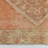 Orange and brown runner rug 78x393cm