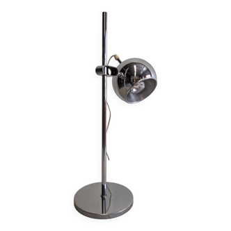 Chrome Eye Ball lamp, Space Age, Germany circa 1970.
