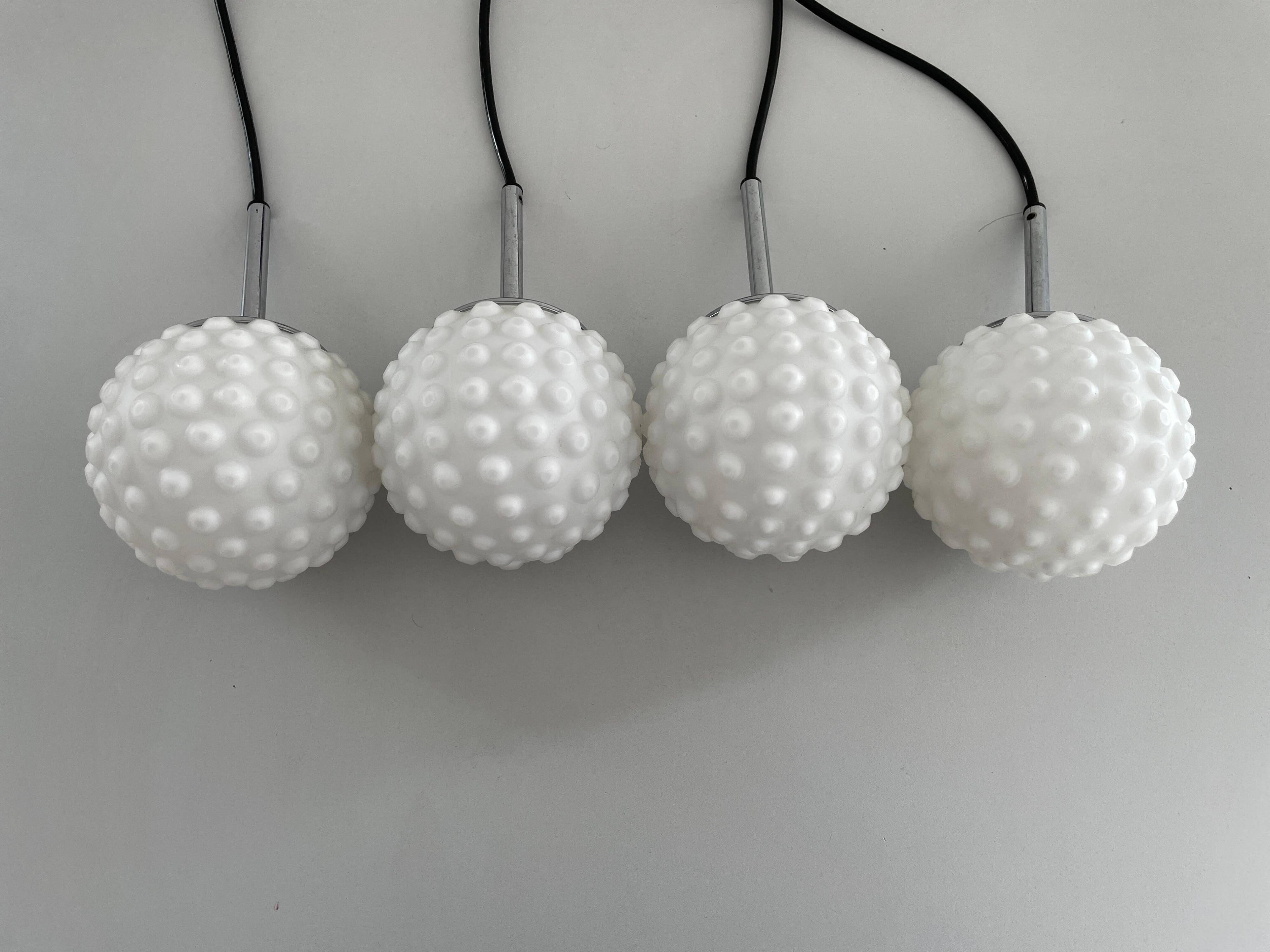 Small Ball and Ball glass ceiling light by Rolf Krüger for Staff, 1970s, Germany.