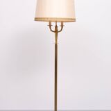 Lampadaire Empire en bronze doré, France, années 1950