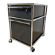 USM Haller wheeled cabinet in Anthracite Grey
