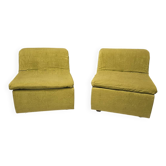 Pair of vintage 1970s armchairs