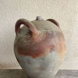 XXL Stoneware Jar Puisaye Antique 19th Century French Crafts