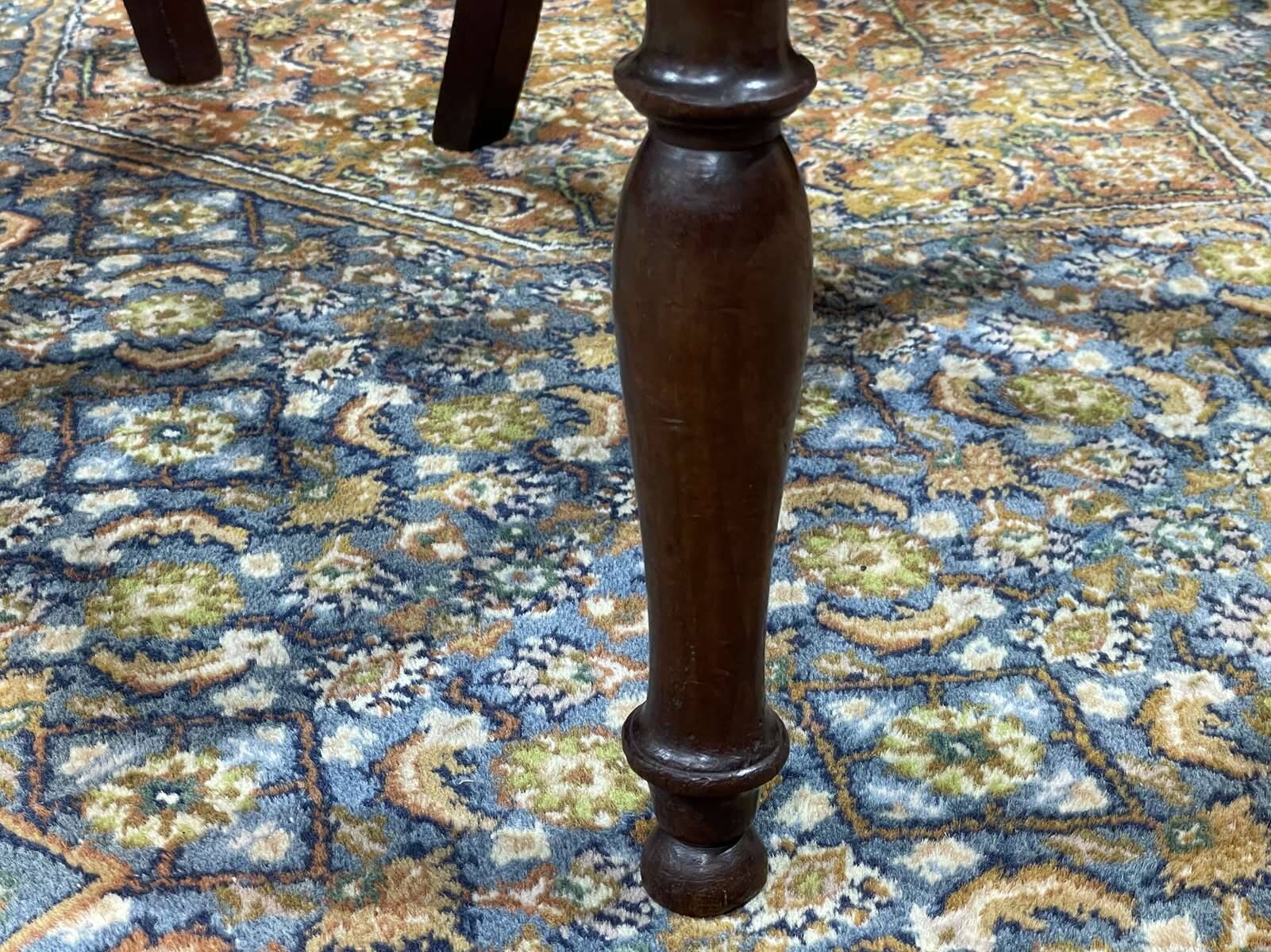 Pair of French mahogany chairs late 19th century