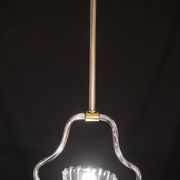 Elegant Art Decò Barovier and Toso Chandelier, 1940s