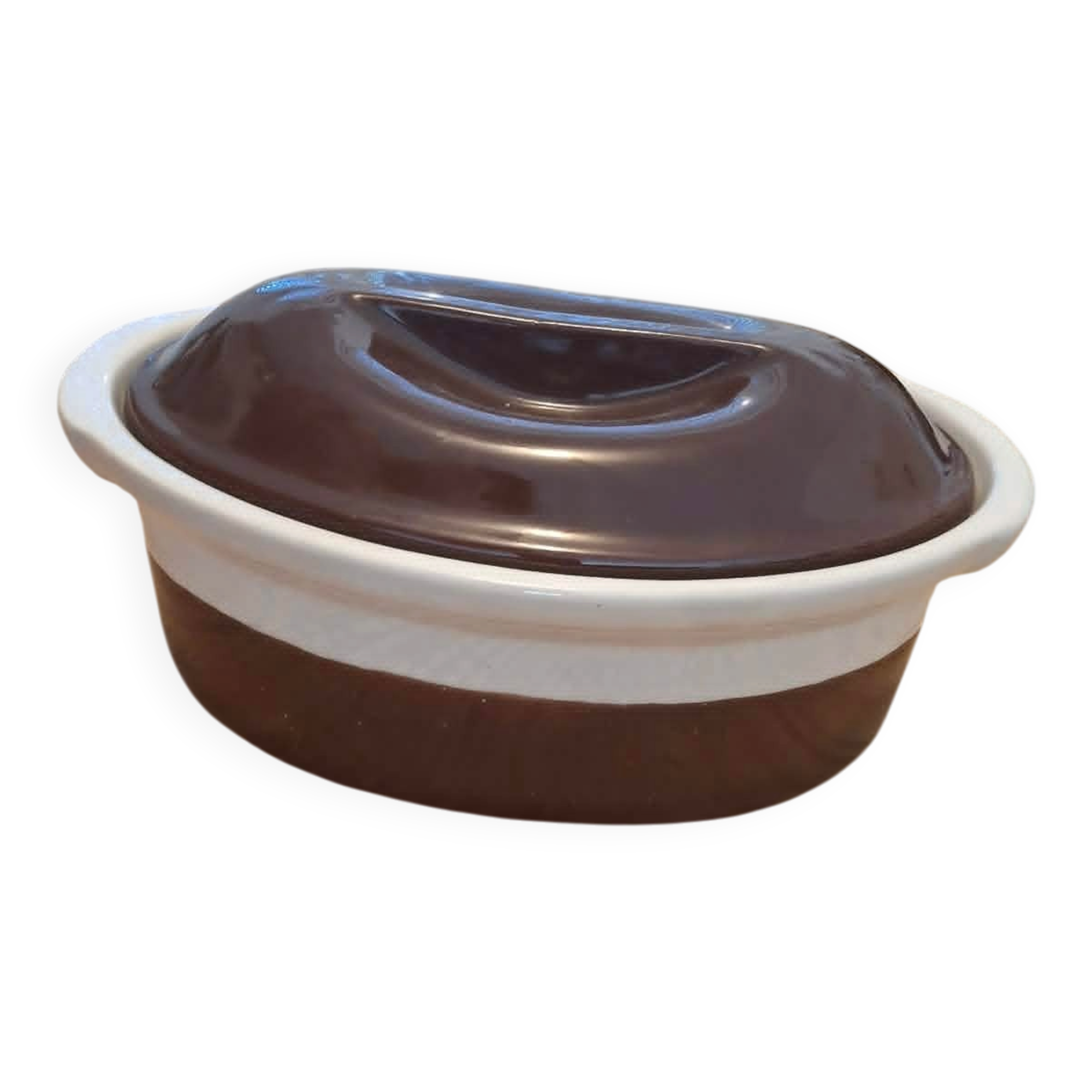Vintage oval terrine in ceramic Emile Henry – Made in France