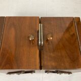 Antique wooden sewing box