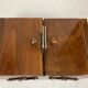 Antique wooden sewing box