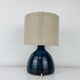 Vintage blue ceramic lamp, 1960s