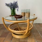 Rattan coffee table