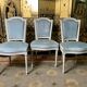 Suite of 3 Louis XVI style chairs